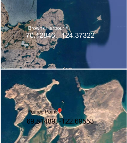 Map of Polar Bear Hunting Area