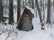 Outhouse at Russian Moose Camp