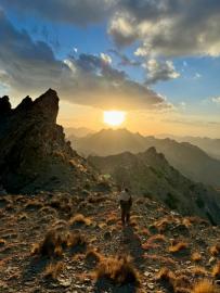 Beautiful views while hunting Sulaiman Markhor