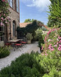 Patio for Luxury Pyrenean Chamois Hunt Lodge