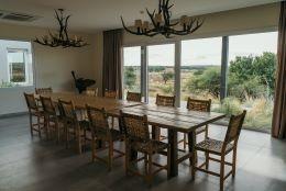 Trophy Red Stag Lodge Dining Table