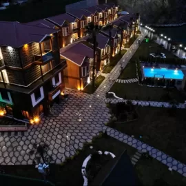 Anatolian Chamois hunt lodge in Turkey mountains