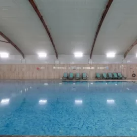 wild boar hunting lodge pool
