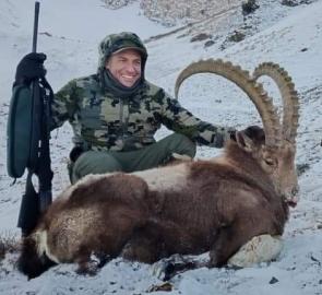 Happy hunter in Pakistan