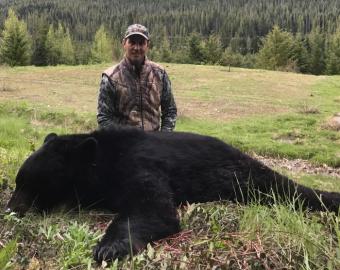 Happy Hunter with BC Bear