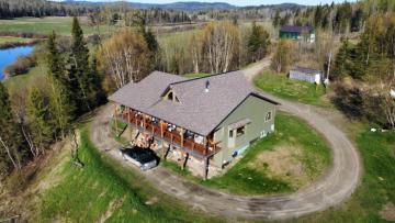 Aireal view of the British Columbia Moose Lodge