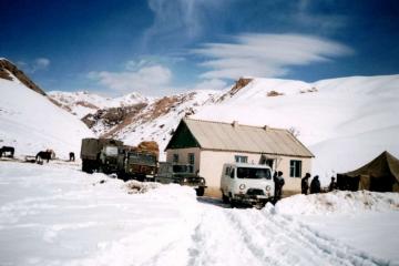 Ibex Base Camp in the winter