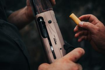 Loading the dove shotgun