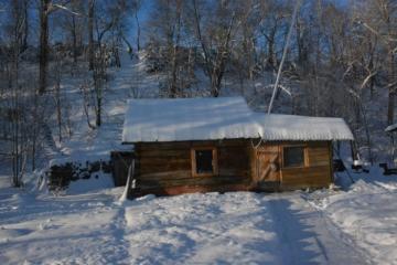 Kamchatka mose hunting camp