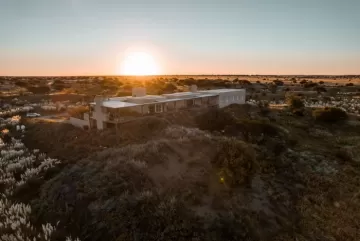 free range hunting lodge outside