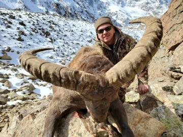 trophy mid Caucasian tur in Russia