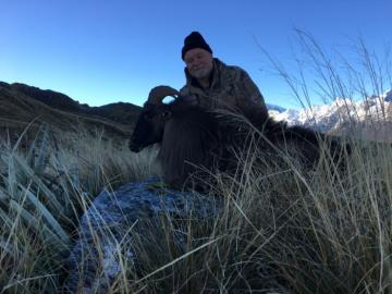 Hunter with a nice Himalayan Tahr
