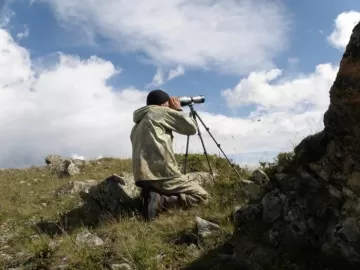 Russian Kuban Tur mountain hunting
