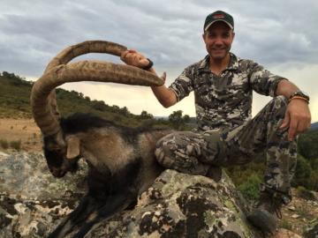 A happy hunter with a SE ibex