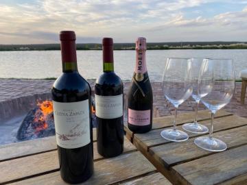 Outfitter's personal label wine